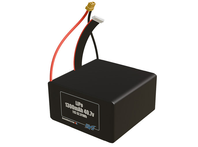 LiPo 1300mAh 11S 40.7v Battery Pack