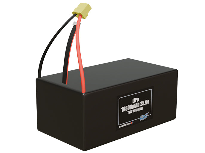 LiPo 18800mAh 7S2P 25.9v Battery Pack