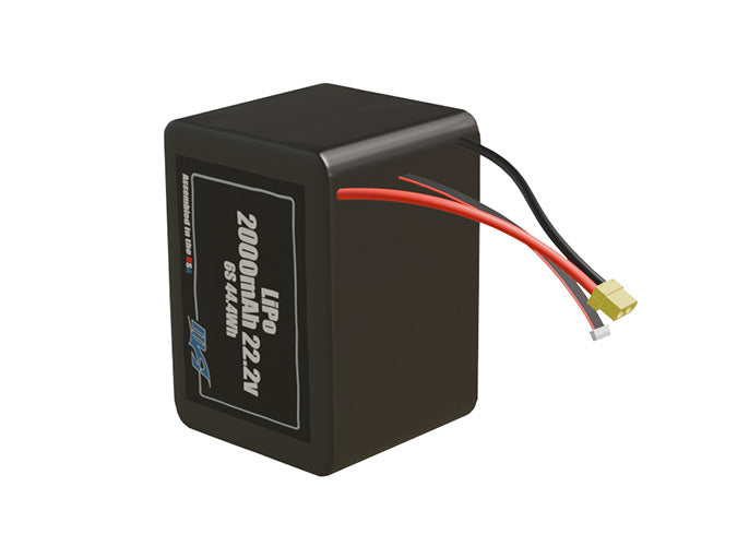 LiPo 11000mAh 6S 22.2v Smart Battery Pack with XT90 Anti