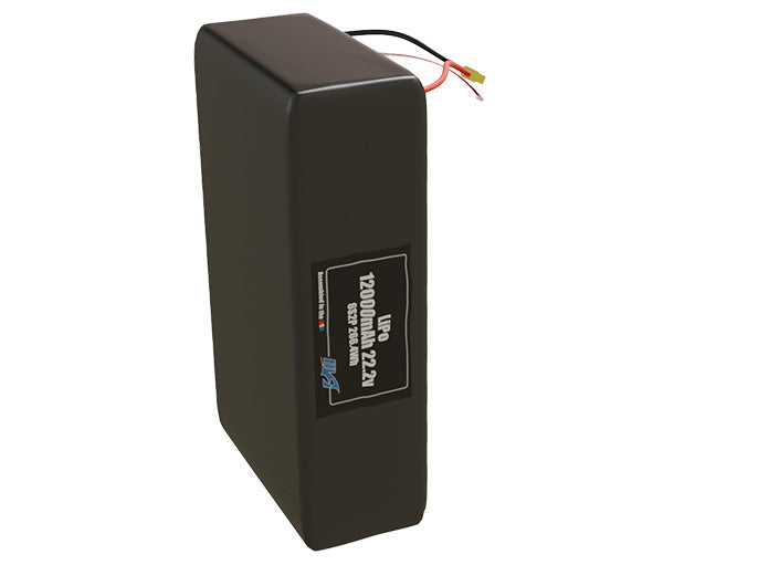 LiPo 12000mAh 6S2P 22.2v Battery Pack