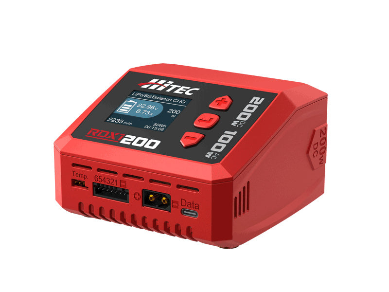 Lipo Battery Charger Hitec RDX1 200 AC/DC charger/discharger