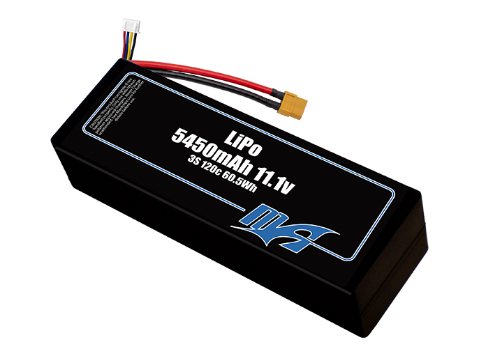 Hard Case LiPo 5450 3S 11.1v Battery Pack