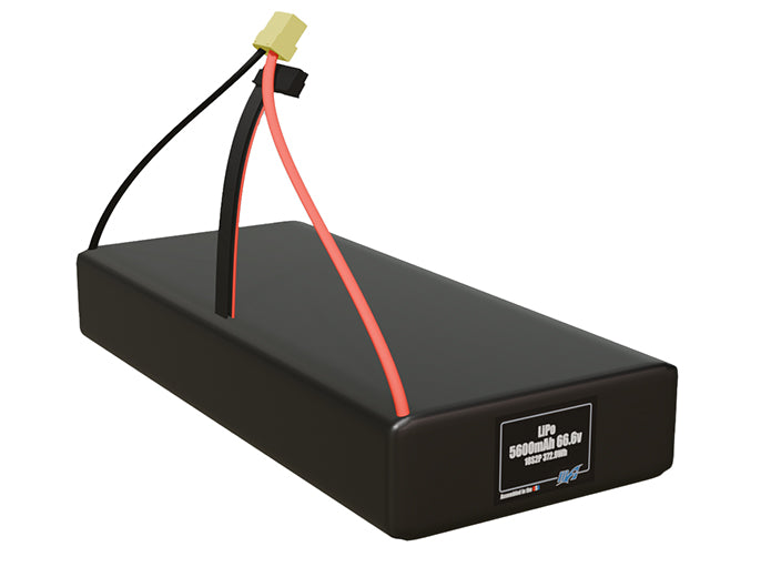 LiPo 5600mAh 18S2P 66.6v Battery Pack
