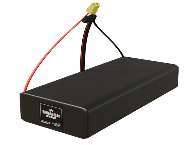 LiPo 5600mAh 18S2P 66.6v Battery Pack