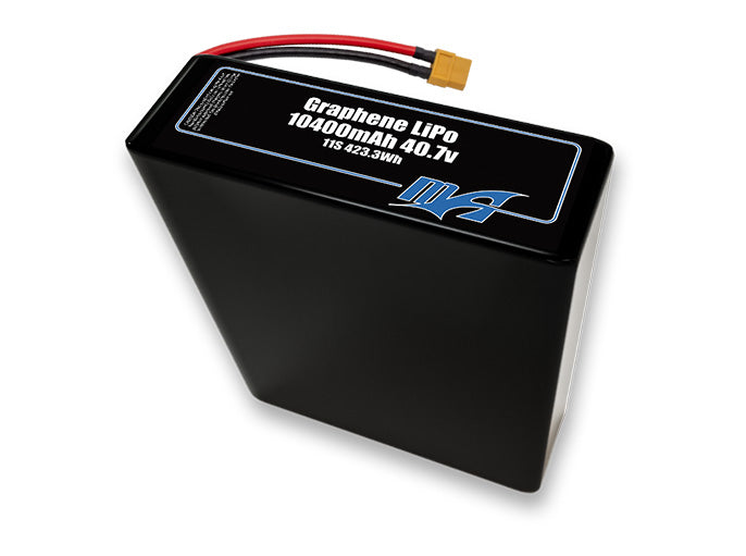 A MaxAmps Graphene LiPo 10400mAh 11S 2P 40.7 volt battery pack