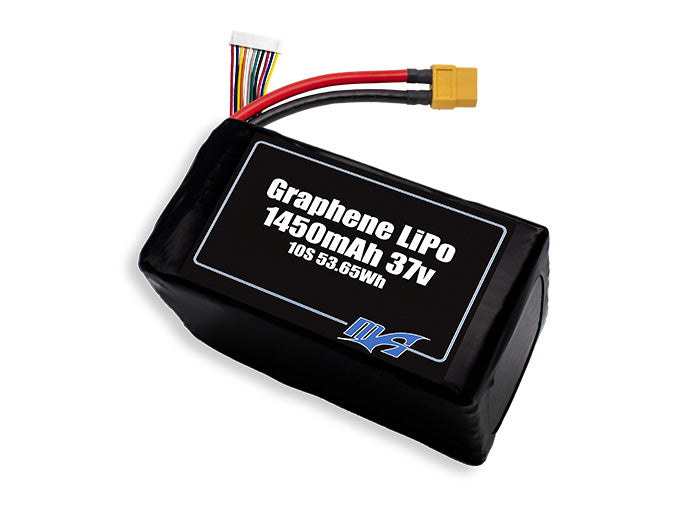 A MaxAmps Graphene LiPo 1450mAh 10S 37 volt battery pack