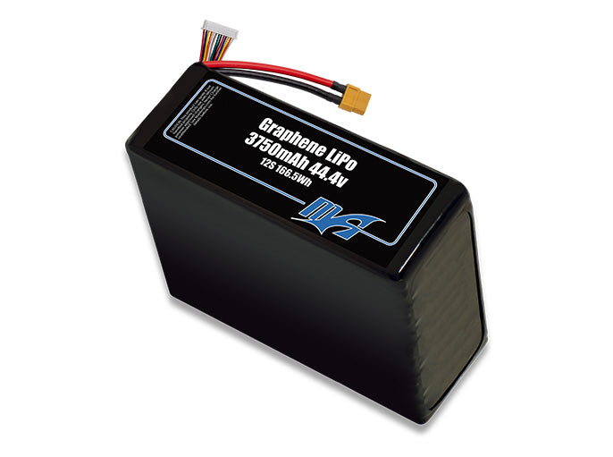 A MaxAmps Graphene LiPo 3750mAh 12S 44.4 volt battery pack