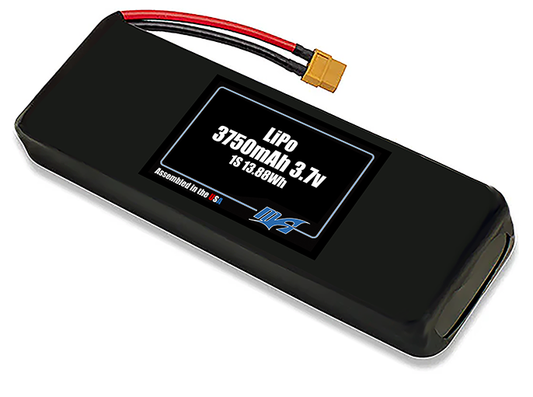 Graphene LiPo 3750mAh 1S 3.7v Battery Pack
