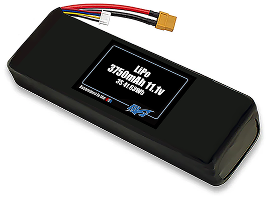 Graphene LiPo 3750mAh 3S 11.1v Battery Pack