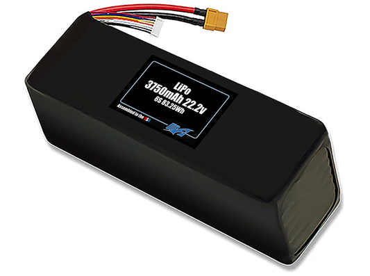 Graphene LiPo 3750mAh 6S 22.2v Battery Pack