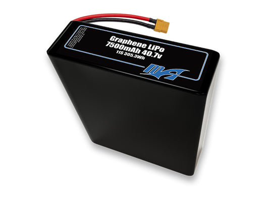 A MaxAmps Graphene LiPo 7500mAh 11S 2P 40.7 volt battery pack