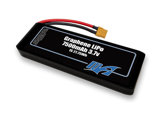Graphene LiPo 7500 1S2P 3.7v Battery Pack