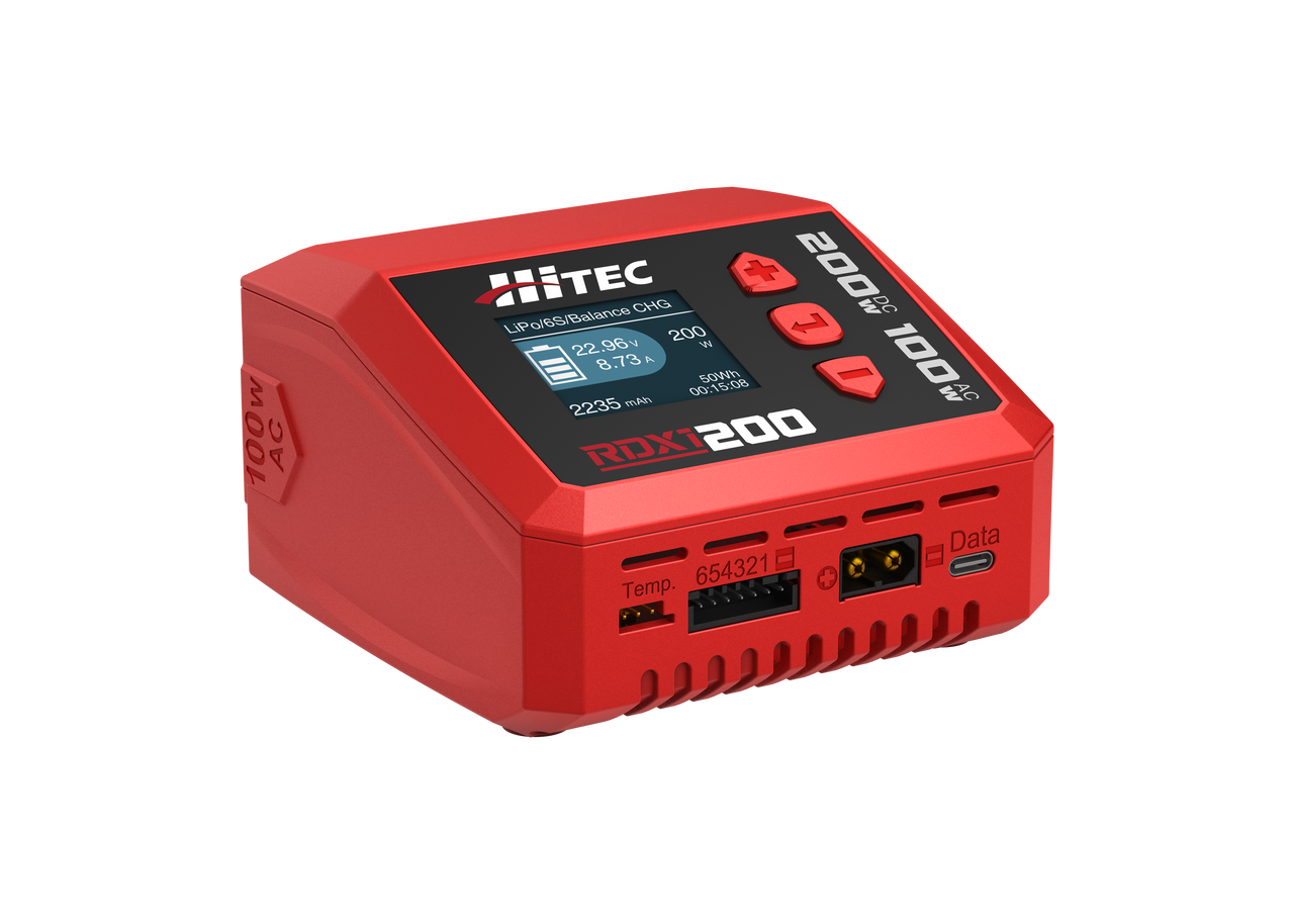 Lipo Battery Charger Hitec RDX1 200 AC/DC charger/discharger