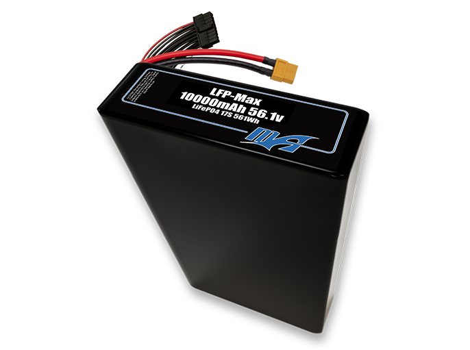 LFP-Max LiFePO4 10000 17S2P 56.1v Battery Pack
