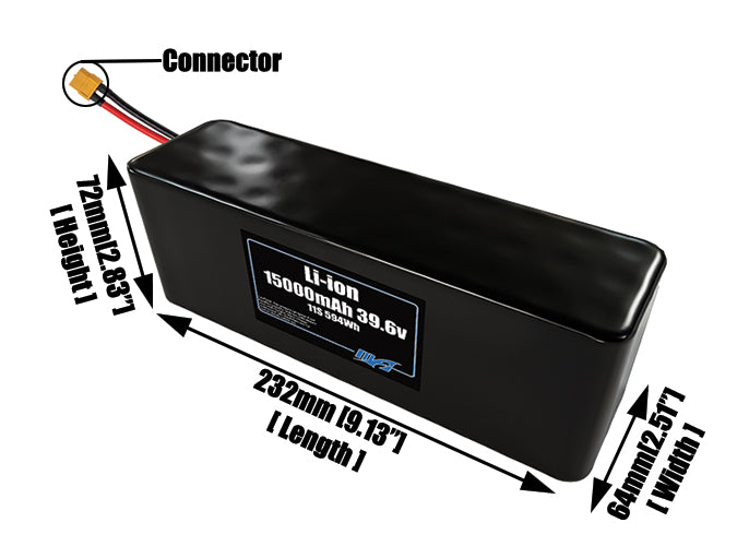 Li-ion 15000mAh 11S3P 39.6v