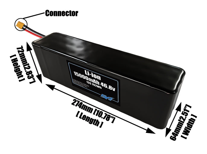 Li-ion 15000mAh 13S3P 46.8v