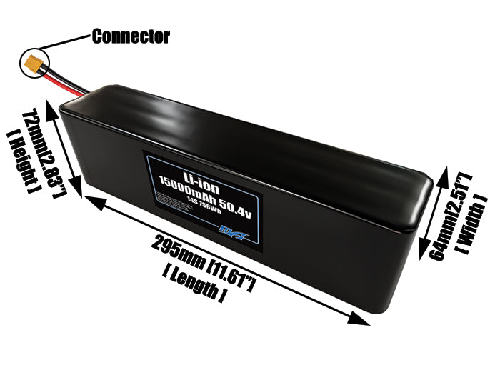 Li-ion 15000mAh 14S3P 50.4v