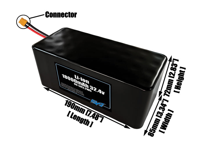 Li-ion 18000mAh 9S4P 32.4v