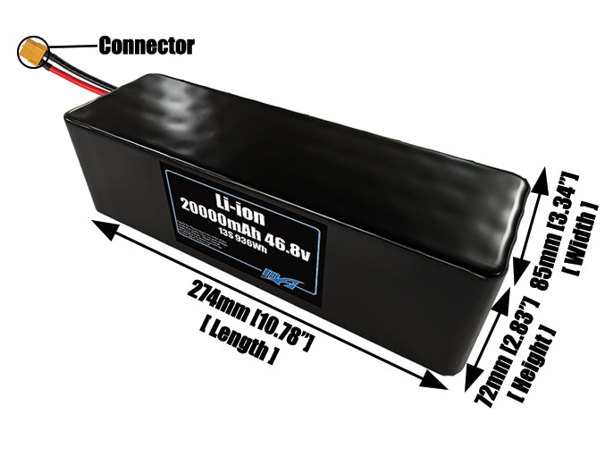 Li-ion 20000mAh 13S4P 46.8v