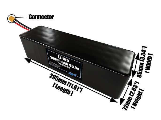 Li-ion 20000mAh 14S4P 50.4v