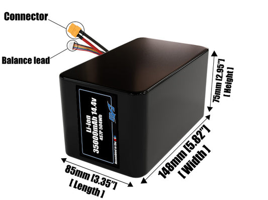 Li-ion 35000mAh 4s7p 14.4v Battery Pack