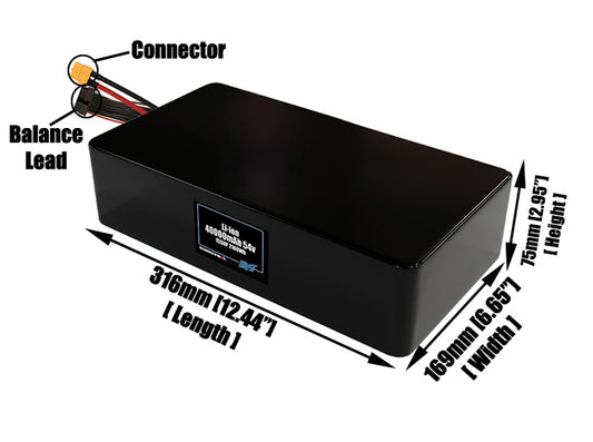 Li-ion 40000mAh 15S8P 54v