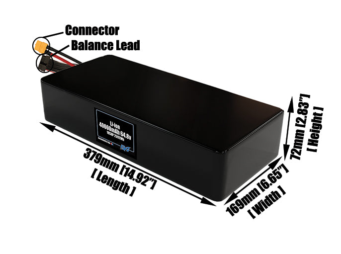 Li-ion 40000mAh 18S8P 64.8v