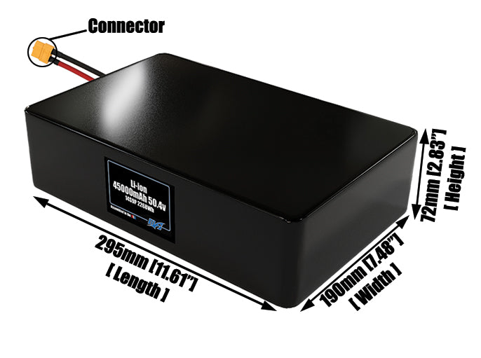 Li-ion 45000mAh 14S9P 50.4v