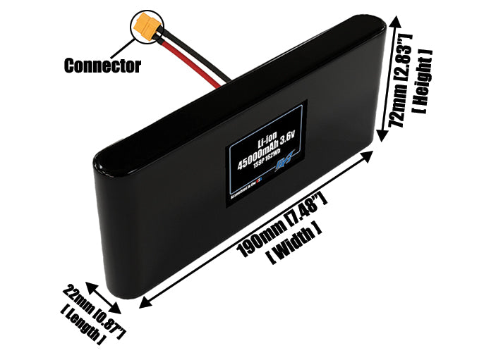 Li-ion 45000mAh 1S9P 3.6v