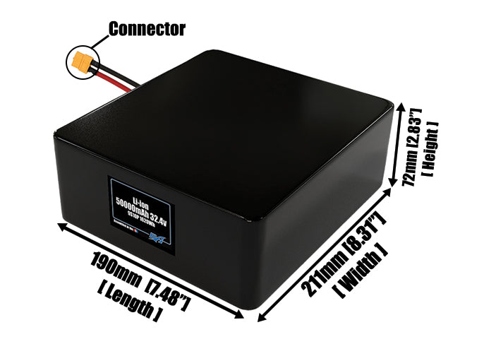 Li-ion 50000mAh 9S10P 32.4v