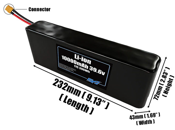 Li-ion 10000mAh 11S2P 39.6v