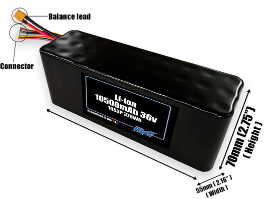 Li-ion 10500mAh 10S3P 36v Battery Pack