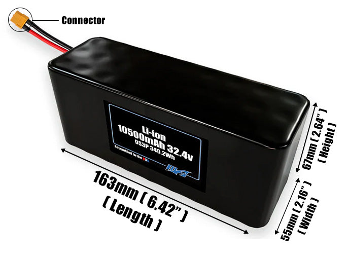 Li-ion 10500mAh 9S3P 32.4v