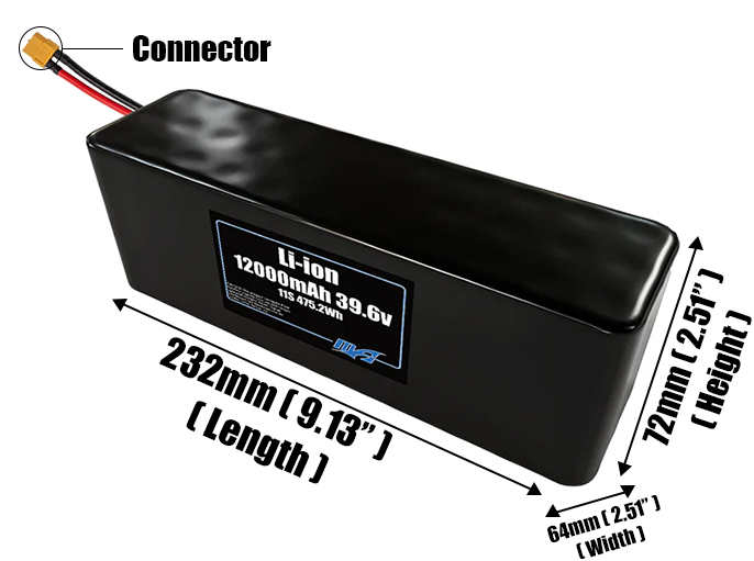 Li-ion 12000mAh 11S3P 39.6v