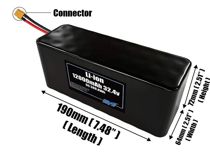 Li-ion 12000mAh 9S3P 32.4v