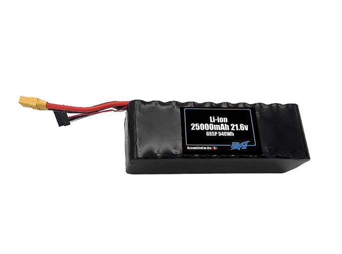 Li-ion 25000mAh 6S5P 21.6v Battery Pack