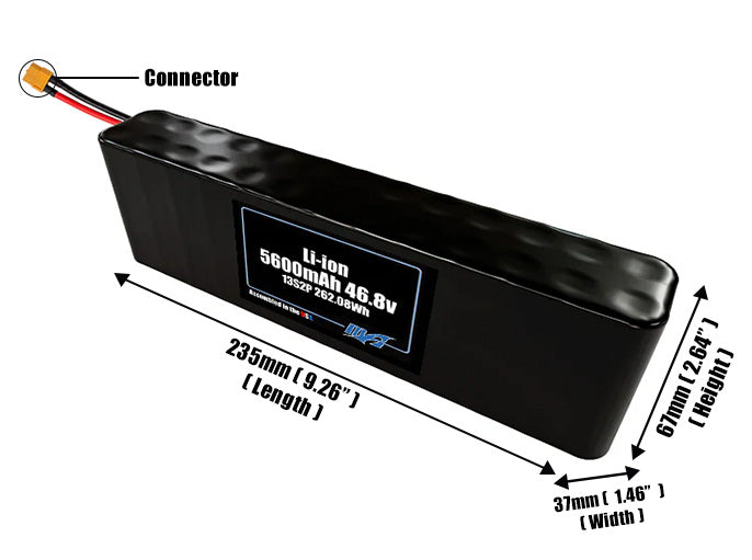 Li-ion 5600mAh 13S2P 46.8v