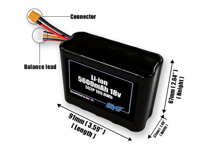 Li-ion 5600mAh 5S2P 18v