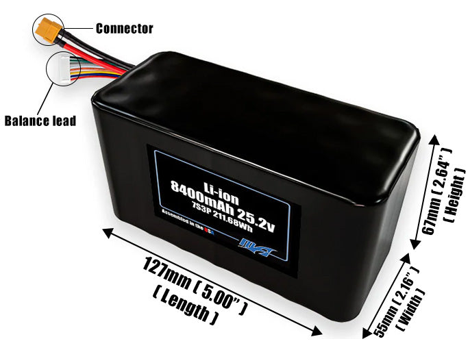 Li-ion 8400mAh 7S3P 25.2v