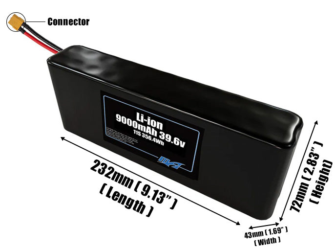 Li-ion 9000mAh 11S2P 39.6v