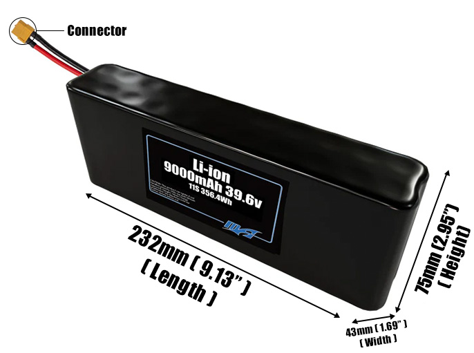 Li-ion 9000mAh 11S2P 39.6v Battery Pack