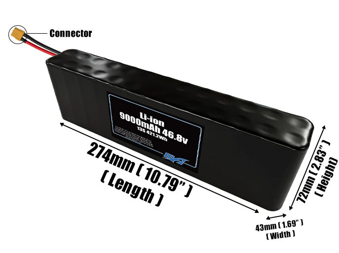 Li-ion 9000mAh 13S2P 46.8v