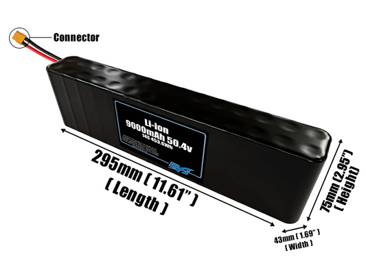 Li-ion 9000mAh 14S2P 50.4v Battery Pack