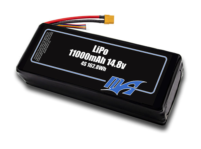 A MaxAmps LiPo 11000mAh 4S 14.8 volt battery pack