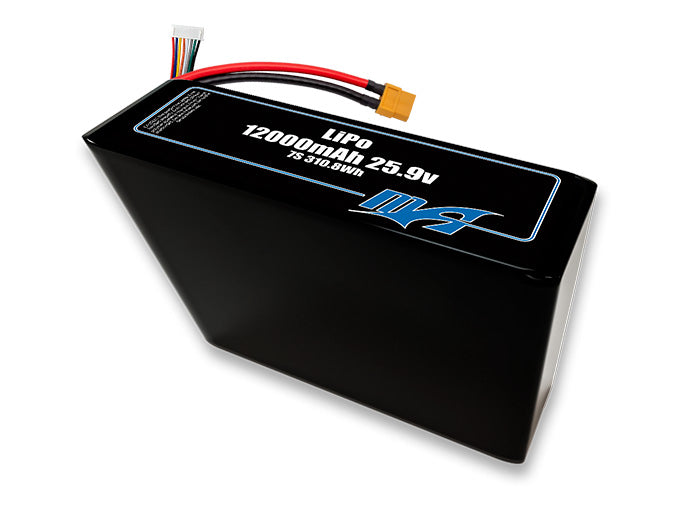 LiPo 12000 7S2P 25.9v Battery Pack