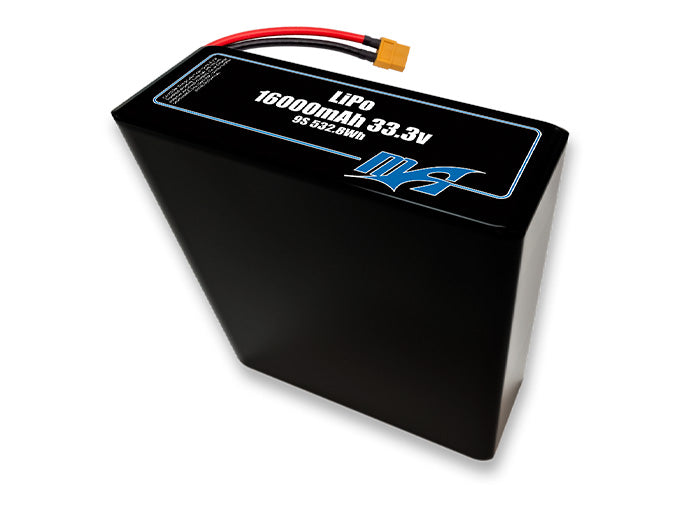 LiPo 16000 9S2P 33.3v Battery Pack