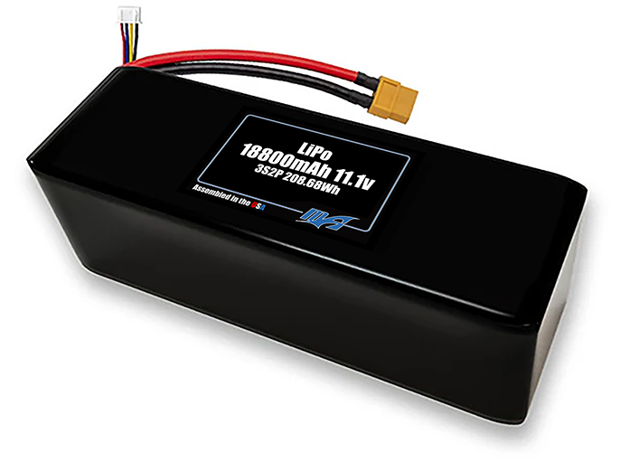 LiPo 18800mAh 3S2P 11.1v Battery Pack