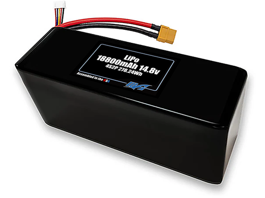 LiPo 18800mAh 4S2P 14.8v Battery Pack