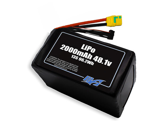 LiPo 2000mAh 13S 48.1v Battery Pack