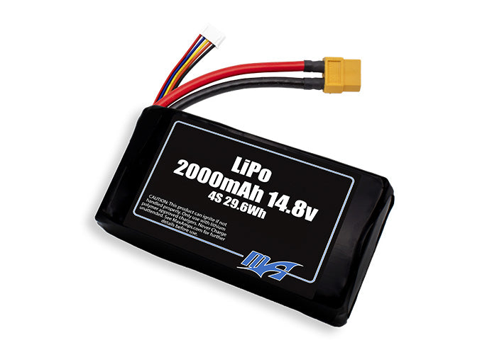 A MaxAmps LiPo 2000mAh 4S 14.8 volt battery pack